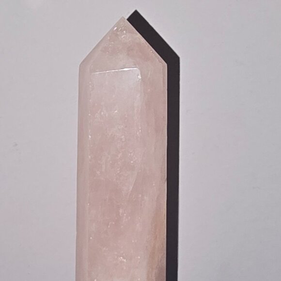 Rose Quartz Tower Natural Genuine Crystal - Picture 5 of 8